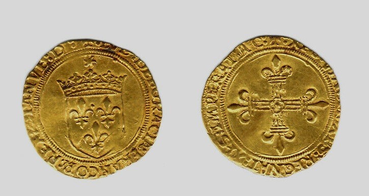 GENOVA. Luigi XII (1507) Scudo d'oro del Sole. D/ Scudo di Francia coronato con ...
