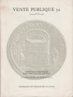 MUNZEN UND MEDAILLEN AG. Basel, 19-20/6/1975. Auktion 52: Monnaies Grecques, Romaines et Byzantines. Ouvrages de numismatique. Editorial binding, pp. ...