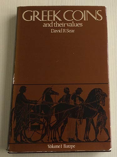 SEAR David R. Greek Coins and Their Values Volume I: Europe. London 1978. Hardco...