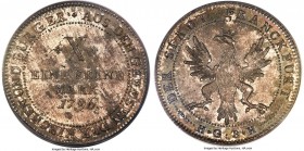 Frankfurt. Free City Taler 1796-HGBH MS64 PCGS, KM288, Dav-2229. Splotchy gray hues gives this specimen a very unique appearance.

HID09801242017