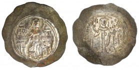 MANUEL I. Aspron trachy vellón. Constantinopla (1143-1180). SBB-1964. EBC-/EBC.