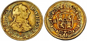 1/2 escudo. 1783. Madrid. JD. VI-1062. MBC.