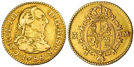 1/2 escudo. 1788. Madrid. M. VI-1068. MBC-/MBC.