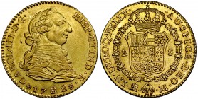 2 escudos. 1788. Madrid. M. VI-1297. Golpecito en anv. EBC.