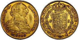 8 escudos. 1788. Sevilla. C. VI-1783. MBC.