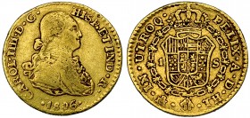 Escudo. 1806. México. TM. VI-934. BC+/MBC-. Escasa.