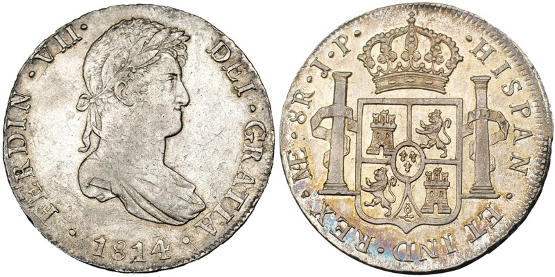 8 reales. 1812. Lima. JP. VI-1043. Poro en anv. R.B.O. EBC-.