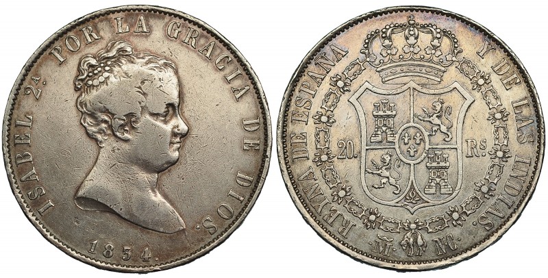 20 reales. 1834. Madrid. NC. VI-494. Pequeñas marcas. MBC/MBC+.