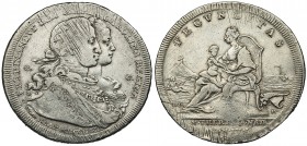 ESTADOS ITALIANOS. Nápoles. Fernando IV. Piastra. 1772. Nápoles. KM-C65. Rayas de acuñación. BC+/MBC-.