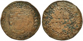 PORTUGAL. Juan III. Patacao (X reales). GO-tipo 15. BC-.