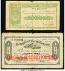 British North Borneo British North Borneo Company 1 Dollar 1927 Pick 20; 50 Cents 1938 Pick 27 Fine. Edge and internal splits.

HID09801242017