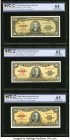 Cuba Group Lot of Six Graded Notes. 20 Pesos 1960 Pick 80c PCGS Banknote Grading Choice UNC 64; 50 Pesos 1958 Pick 81b PCGS Banknote Grading Uncircula...