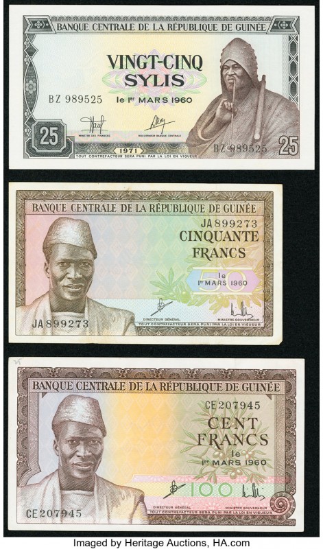 A Half Dozen Notes from Equatorial Guinea and Guinea. Very Fine or Better. 

HID...