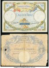 France Banque de France 50 Francs 21.6.1928 Pick 77a Fine; France Banque de France 50 Francs 24.5.1917 Pick 64e Good. 

HID09801242017