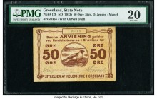 Greenland State Note 50 Ore ND (1913) Pick 12b PMG Very Fine 20. 

HID09801242017