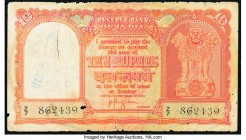 India Reserve Bank of India 10 Rupees ND (1959-70) Pick R3 Jhunjhunwalla-Razack 6.12.3.1 Persian Gulf Note Good. Splits, holes.

HID09801242017