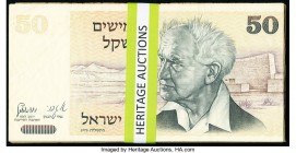 Israel Bank of Israel 50 Sheqalim 1978 /5738 Pick 46 Group of 47 Examples Fine-Very Fine. 

HID09801242017
