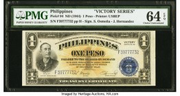 Philippines Treasury Certificate 1 Peso ND (1944) Pick 94 "Victory Series" PMG Choice Uncirculated 64 EPQ. 

HID09801242017