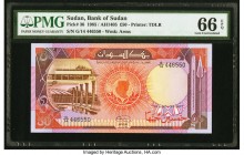 Sudan Bank of Sudan 50 Pounds 1985 / AH1405 Pick 36 PMG Gem Uncirculated 66 EPQ. 

HID09801242017