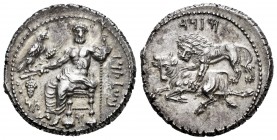 Cilicia. Tarsus. Estátera. 360-334 a.C. (Sng París-335). (Sng Levante-106 variante). Anv.: Baal de Tarsos entronado y mirando a izquierda, sosteniendo...