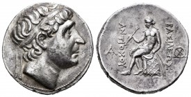Seleukid Kingdom. Antioco I Soter. Tetradracma. 281-261 a.C. Seleucia en el Tigris. (SC-379.3c). (Bmc-4.9.7). Anv.: Busto con diadema a derecha. Rev.:...