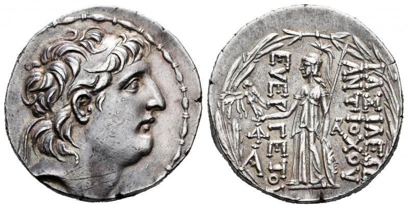 Seleukid Kingdom. Antiochos VII. Tetradracma. 138-129 a.C. (Gc-7142 similar). An...