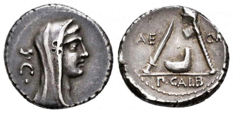 Sulpicius. Denario. 69 a.C. Rome. (Ffc-1135). (Craw-406/1). (Cal-1290). Anv.: Ca...