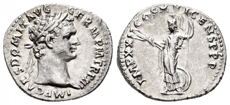 Domitian. Denario. 92-93 d.C. Rome. (Spink-2736 variante). (Ric-174). (Seaby-276...