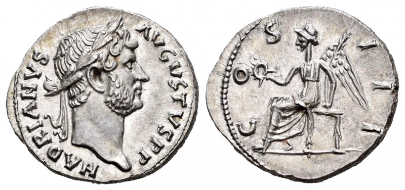 Hadrian. Denario. 125-128 d.C. Rome. (Spink-no cita). (Ric-345). (Seaby-363). An...