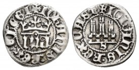 Kingdom of Castille and Leon. Juan II (1406-1454). 1/6 de real. Sevilla. (Bautista-805). Ag. 1,04 g. “S” below the castle. Choice VF. Est...120,00....