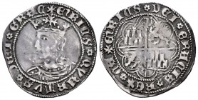 Kingdom of Castille and Leon. Enrique IV (1454-1474). 1 real. Toledo. (Bautista-887.7 variante). (Abm-694 variante, señala RRR). Anv.: +ENRICS·QVARTVS...