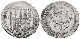 Catholic Kings (1474-1504). 4 reales. Sevilla. (Cal 2008-212). Ag. 13,32 g. Arms between “S” - “IIII”, star as assayer on reverse. Choice VF. Est...30...