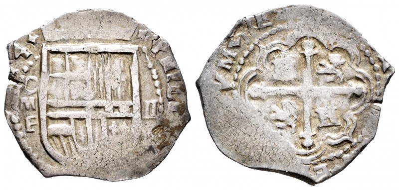 Philip III (1598-1621). 2 reales. 1614. México. F. (Cal 2008-no cita). (Cal 2019...