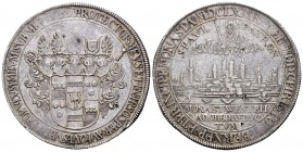 Germany. Münster. Christoph Bernhard von Galen. 1 thaler. 1661. (Km-75). (Dav-5603). Ag. 28,66 g. Date in Roman characters. Small clover-shaped counte...