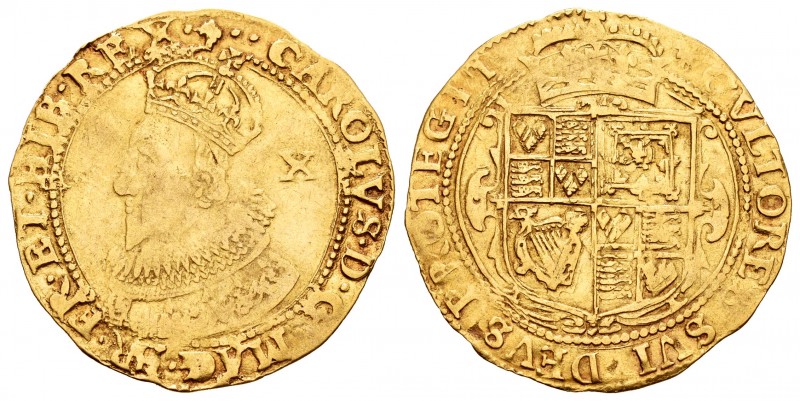 United Kingdom. James I. 1/2 Laurel (10 Shillings). (1603-1625). (Fried-247). Au...