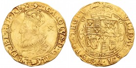 United Kingdom. James I. 1/2 Laurel (10 Shillings). (1603-1625). (Fried-247). Au. 4,37 g. Minor areas of weak strike. Scarce. VF. Est...1000,00.