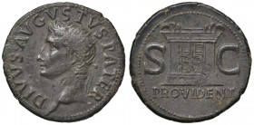 Augusto (27 a.C.-14 d.C.) Dupondio – Testa radiata a s. – R/ Altare – RIC 81 AE (g 11,19) Screpolature al D/
BB