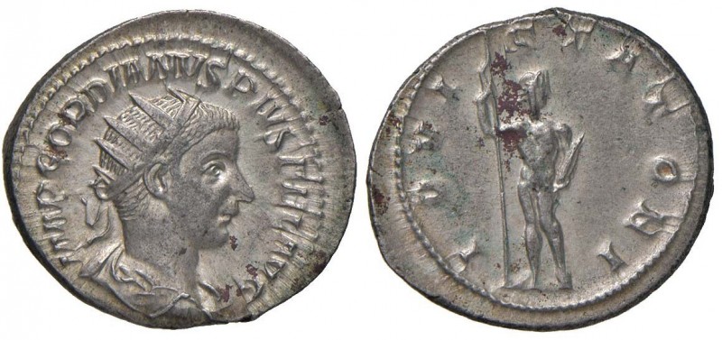 Gordiano III (238-244) Antoniniano – Busto radiato a d. – R/ Giove stante di fro...
