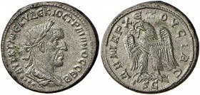 Traiano Decio (249-251) Tetradramma, Antiochia – Busto laureato a d. - R/ Aquila stante a s. – MI (g 12,12)
BB+