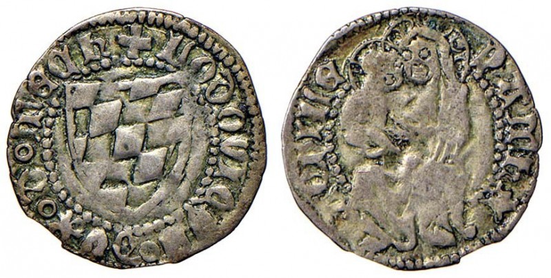 AQUILEIA Ludovico II (1412-1420) Soldo da 12 – Biaggi 193 AG (g 0,64)
qBB