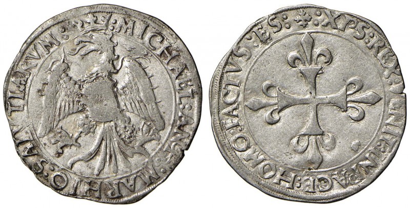 CARMAGNOLA Michele Antonio di Saluzzo (1504-1528) Rolabasso – MIR 147/1 AG (g 3,...