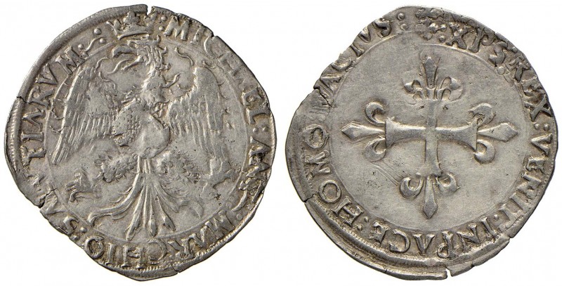 CARMAGNOLA Michele Antonio di Saluzzo (1504-1528) Rolabasso – MIR 147/1 AG (g 2,...