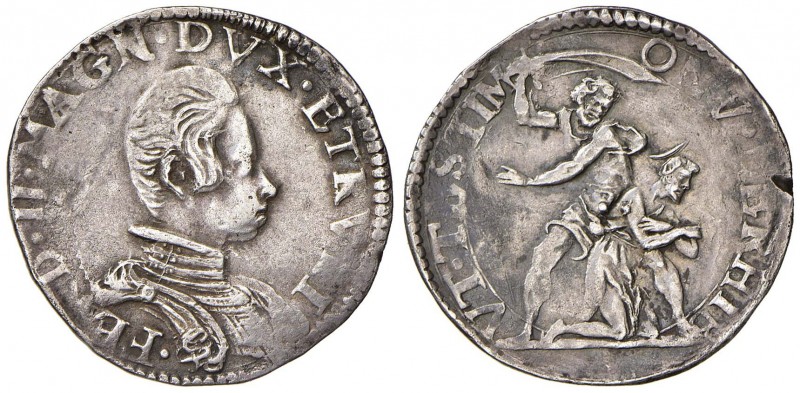 FIRENZE Ferdinando II (1621-1670) Lira senza data – MIR 301/1 AG (g 4,48) Tacca ...