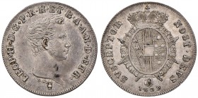 FIRENZE Leopoldo II (1824-1859) Paolo 1832 – MIR 456/2 AG (g 2,68) Dall’asta Nomisma 28, lotto 1856
qSPL