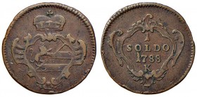 GORIZIA Giuseppe II (1780-1790) Soldo 1788 – KM 27 CU (g 2,75)
qBB