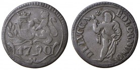 LUCCA Repubblica (1369-1799) Bolognino 1790 (1835) – Gig. 10 CU (g 1,68)
BB