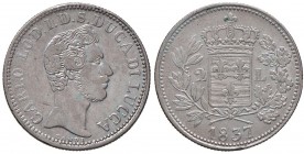 LUCCA Carlo Ludovico (1824-1847) 2 Lire 1837 – MIR 258 AG (g 9,71)
BB