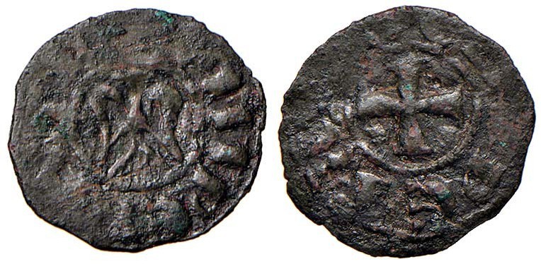 MESSINA Enrico VI e Costanza (1194-1198) Denaro – Spahr 27 (g 0,69) 
BB