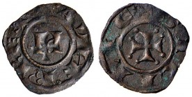 MESSINA Manfredi (1258-1266) Denaro – Spahr 204 CU (g 0,53)
qBB