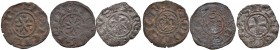 MESSINA Federico II (1197-1250) Denaro – CU Lotto di tre monete
qBB
